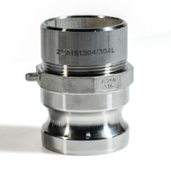 Камлоки нержавеющие со штуцером под приварку серии A Камлоки нержавеющие со штуцером под приварку серии A